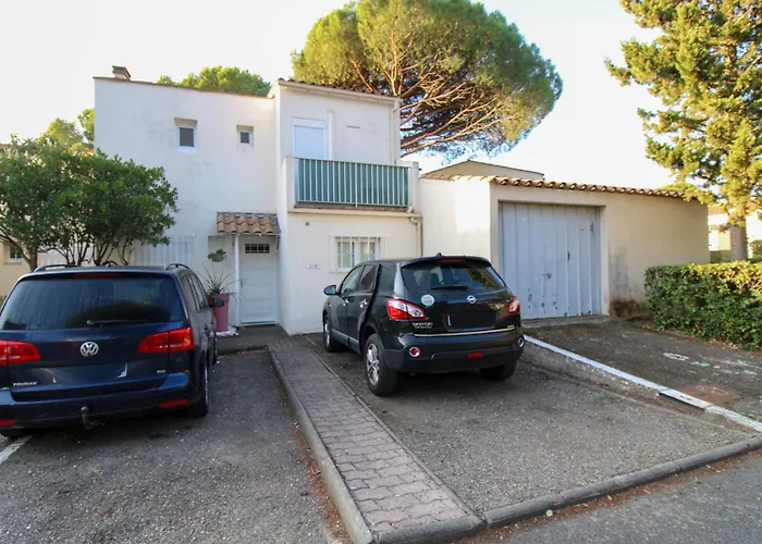 5100 - Cap D'agde Maison Mitoyenne T4 Climatisé Avec Parking - Quartier Pinède Agde